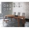 Armen Living Treviso Parker Mid-Century Walnut Wood 5 Piece Dining Set SETTVDIWAPKGR - alternate 1